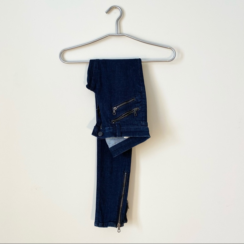 NWOT Rag and Bone Moto zipper Jean